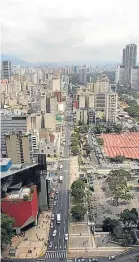  ?? GETTY ?? Imatge de la ciutat de Caracas