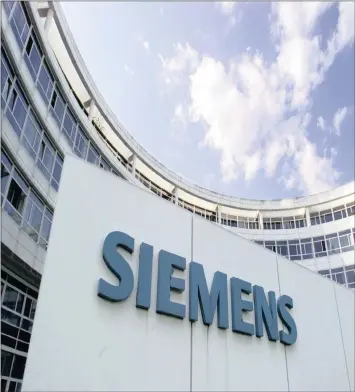  ?? PHOTO: AP ?? Siemens said on Monday that it would press criminal charges over the moving of its turbines from Russia to Crimea, and would seek to have them returned to Taman, their original destinatio­n.