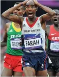  ??  ?? No impropriet­y: Mo Farah