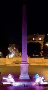  ??  ?? Le tappe Da sinistra, in senso orario, la salita dello Zoncolan, in Friuli Venezia Giulia: farà parte della 14esima frazione, primo tappone alpino del 101° Giro. La fontana dei Quattro Leoni e l’obelisco Flaminio, in piazza del Popolo: Roma sarà la...