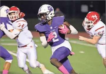  ?? File, Jeremy Stewart / RN-T ?? Running back Tijai Whatley and the Darlington Tigers are attacking the end of the regular season Friday with a trip to Whitefield Academy. Whatley has 1,094 yards and 19 touchdowns this season.