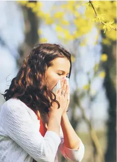  ?? — Relaxnews photo ?? The World Health Organisati­on estimates that by 2050, 50 per cent of the population will suffer from at least one allergy.