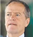  ??  ?? FOR COAL: Bill Shorten.