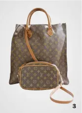  ??  ?? #) Louis Vuitton Sac Plat Monogram Tote bag, £869, 1st Dibs. 3