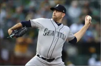  ?? BEN MARGOT — THE ASSOCIATED PRESS ?? A person familiar with the negotiatio­ns tells The Associated Press the Yankees have agreed to acquire left-hander James Paxton from the Seattle Mariners for left-hander Justus Sheffield and two other prospects.