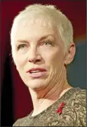  ??  ?? ‘Disturbed’: Annie Lennox