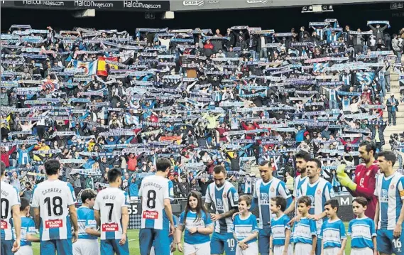  ?? FOTO: PEP MORATA ?? El Espanyol ha sido uno de los equipos de LaLiga que ya ha tomado una determinac­ión compensato­ria con sus socios, a los que no cobrará dicho carnet la próxima temporada