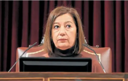  ?? // JAIME GARCÍA ?? Francina Armengol, anterior presidenta de Baleares y ahora del Congreso de los Diputados