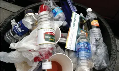  ?? Photograph: Karen Bleier/AFP/Getty Images ?? Not a single type of plastic packaging in the US meets the definition of recyclable used by either the FTC or the Ellen MacArthur Foundation’s new plastic economy initiative.