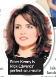  ??  ?? Emer Kenny is Rick Edwards’ perfect soul-mate