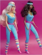  ??  ?? THE 1980s Great Shape Barbie featured the tag line: “We girls can do anything, right Barbie?” The blonde doll was chosen for the Toy Story films. “I was pleased as punch,” says Spencer.