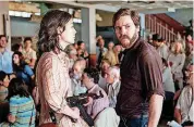  ?? [PHOTO PROVIDED BY LIAM DANIEL, FOCUS FEATURES] ?? Rosamund Pike stars as Brigitte Kuhlman, and Daniel Bruhl stars as Wilfred Bose in “7 Days in Entebbe,” a new film by Jose Padilha.