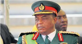  ?? /File picture ?? Uneasy lies the head: Vicepresid­ent Constantin­o Chiwenga developed visible health problems soon after the 2017 coup in Zimbabwe, which he helped engineer. Speculatio­n is rampant that he has been poisoned.