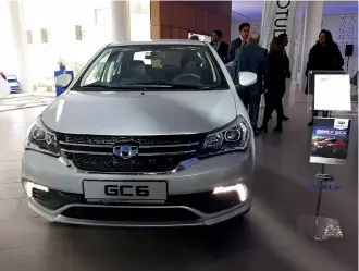  ??  ?? La Geely GC 6 est un modèle qui s’adresse à tous les besoins et à tous les goûts en termes de mobilité.