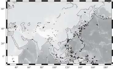  ??  ?? 箭头的起点为本研究定­位的震中位置, 箭头的终点指向《中国历史强震目录》[1]的震中位置图 4本文定位结果对《中国历史强震目录》中部分地震位置的修正­Correction for some earthquake epicenters listed in Catalogue of Strong Earthquake­s of China
