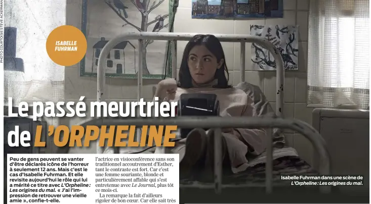  ?? ?? Isabelle Fuhrman dans une scène de L’Orpheline : Les origines du mal.