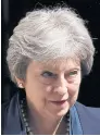  ?? REUTERS ?? UK Prime Minister Theresa May faces off with ministers.