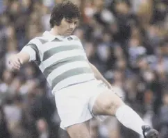  ??  ?? 0 Pat Mccluskey: Won three league titles with Celtic in the 1970s.