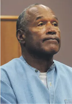  ?? GETTY IMAGES ?? OJ Simpson – pictured during a parole hearing at Lovelock Correction­al Centre on July 20, 2017 in Lovelock, Nevada while serving a nine to 33-year prison term for his 2007 armed robbery and kidnapping conviction. – has died from cancer, aged 76.