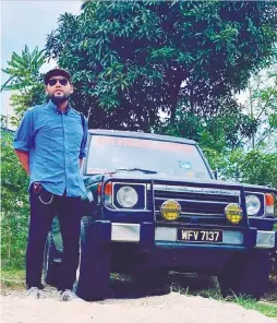  ?? COURTESY OF JAFRI ABDUL MANAF ?? Jafry and his Pajero. –