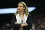  ?? JOHN LOCHE — THE ASSOCIATED PRESS FILE ?? The WNBA suspended Las Vegas Aces coach Becky Hammon for two games without pay on Tuesday for violating league and team respect in the workplace policies.