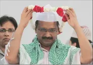  ?? Prem Nath Pandey ?? Chief Minister Arvind Kejriwal at an Iftar party Friday.