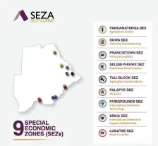  ?? ?? SEZA’s 8 special economic zones