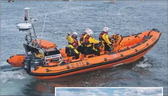  ??  ?? The current Rachel Hedderwick inshore lifeboat.