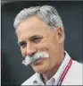  ??  ?? CHASE CAREY: Chief executive is delighted that Formula 1 will soon be back on track.