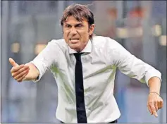  ??  ?? Antonio Conte, entrenador del Inter de Milán.