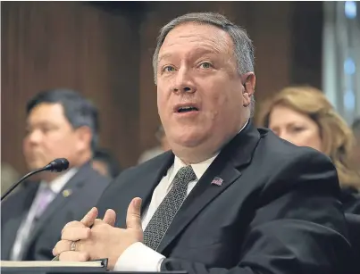  ?? Picture: Getty. ?? Mike Pompeo was said to have built a “good relationsh­ip” with North Korea’s leader.
