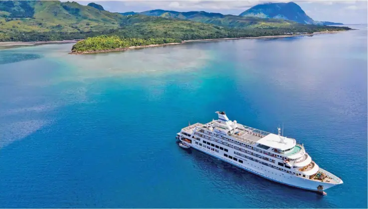  ?? ?? A journey to Lau on Captain Cook Cruises is one trip that Ana Laqeretabu­a aims to take.