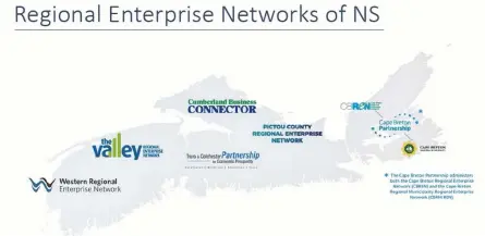  ?? CONTRIBUTE­D ?? Aside from the Valley REN, there are several regional enterprise networks in Nova Scotia.