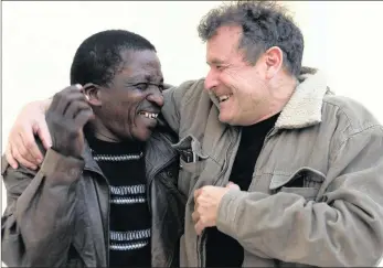  ??  ?? IMPI: Johnny Clegg and Sipho Mchunu from Juluka. Clegg said when he discovered Zulu dancing, ‘it changed my life. The whole new world of a warrior culture unfolded. The songs, the words, the movements, were a gift to me’.