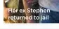  ??  ?? Her ex Stephen returned to jail