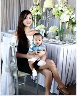 Jenifer Martinez with son Tino - SunStar