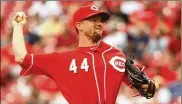  ?? DAVID JABLONSKI / STAFF 2013 ?? Former Reds pitcher Mike Leake is the last player to go from the draft straight to the majors. Cincinnati picked him in 2009 out of Arizona State.