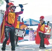  ??  ?? TALENTO. Las bandas darán su mejor presentaci­ón durante el evento para llevarse el primer lugar en las diferentes categorías. El premio más grande será de L5,000.