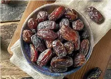  ?? 123RF ?? Dates are a good alternativ­e to sweeteners but for those who cannot digest fructose properly, use brown rice syrup.