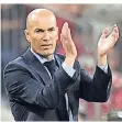  ?? FOTO: DPA ?? Zinedine Zidane