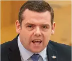  ?? ?? Douglas Ross: ‘Laughable’ excuse