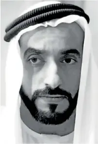  ?? — Supplied and file photos ?? Hazza Saeed Abdullah Al Kitbi (left) bears a striking similarity to the late Sheikh Zayed.