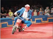  ??  ?? HILARIOUS: The Great Moscow Circus will perform every possible favourite – and the funniest clowns will have you and your kids in stitches.