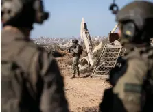  ?? Reuters ?? Negotiatio­ns involving four countries are taking place that may end with Israeli soldiers leaving the Gaza Strip