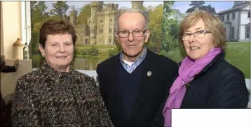  ??  ?? Aileen Cardiff, Austin O’Sullivan and Bernadette Cuddihy.