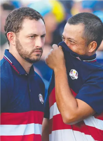  ?? Picture: Getty Images ?? Patrick Cantlay (left) with Xander Schauffele when the pair played for the losing US team at the 2023 Ryder Cup in Rome.