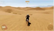  ??  ?? Hay más de 250 vehículos, pertenecie­ntes a 58 fabricante­s reales. Esta KTM del Dakar, por ejemplo, es ideal para "surcar" las dunas del desierto.