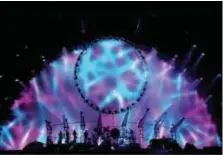  ??  ?? La puesta en escena en vivo, uno de los puntos fuertes de Pink Floyd.