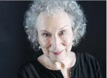  ?? THE CANADIAN PRESS ?? Margaret Atwood will see another one of her books adapted for television when Alias Grace premières Sept. 25.