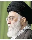  ??  ?? Immer noch die Schlüsself­igur iranischer Politik: Ali Khamenei